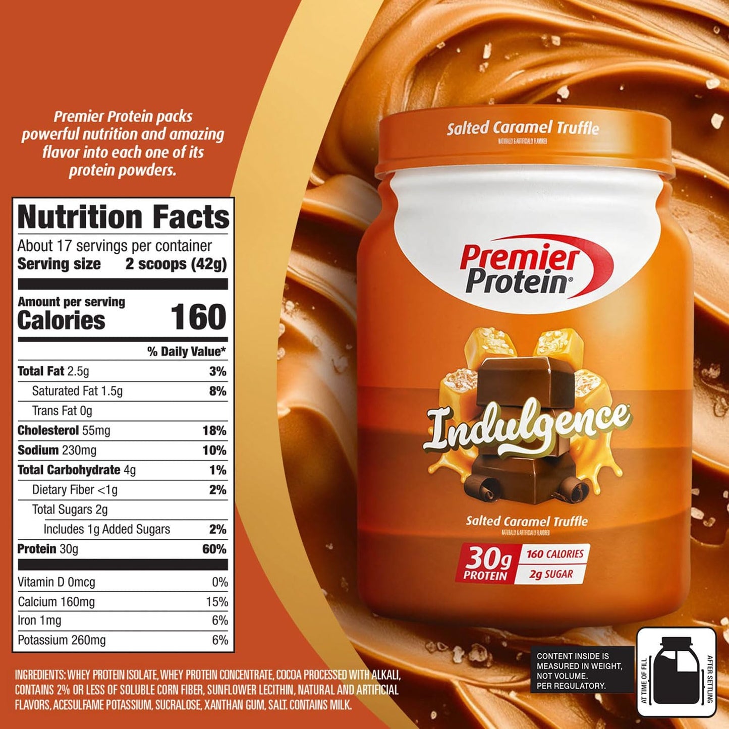Premier Protein Protein Powder. 30g Protein. 1g Sugar. No Soy Ingredients. Gluten Free - Special offer limited time sale