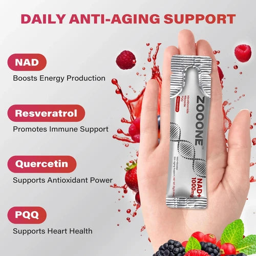 Berry Flavor Drink Mix for Skin Aging Support, Energy, and Focus - 30 Pack - New Arrival